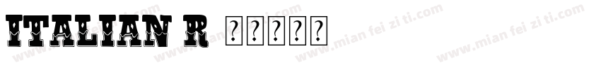Italian R字体转换